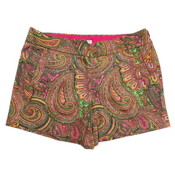 J.CREW Pants - J. Crew Women's Multicolored Paisley Boho Retro Shorts SIZE-8